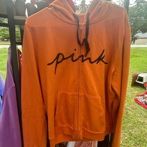 PINK Victoria's Secret Orange Hoodie